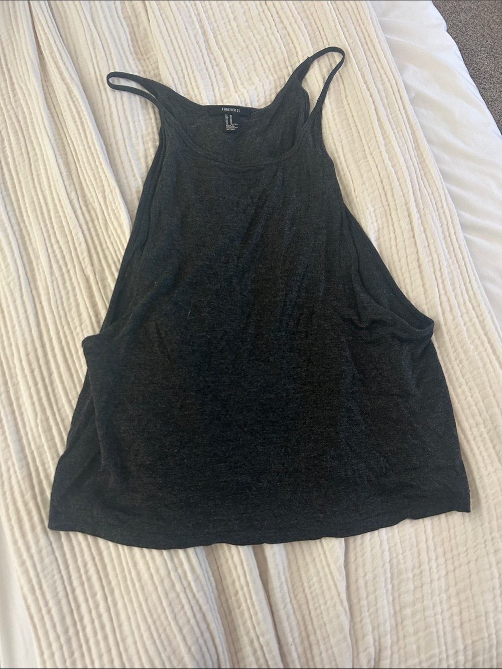 Forever 21 gray muscle  Tank Top
